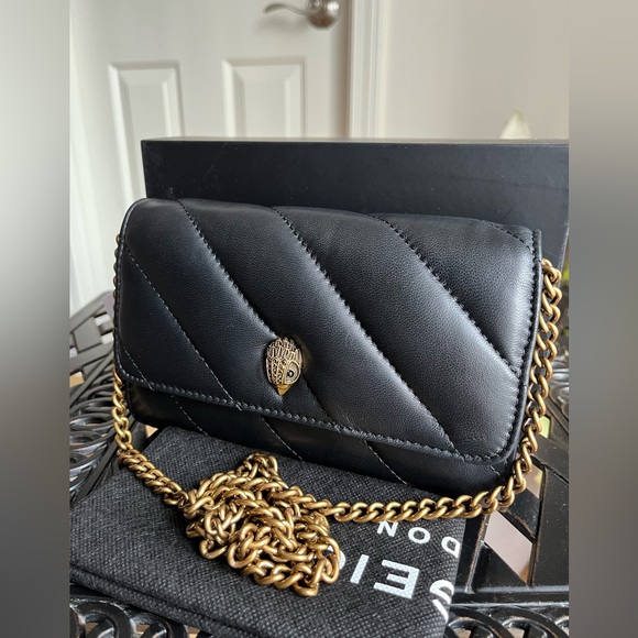❌SOLD❌NWT Kurt Geiger London Soho Leather Wallet On Chain - Picture 5 of 10